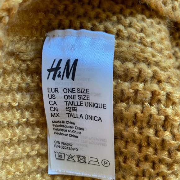 Yellow tube scarf from H&M - Picture 2 of 3